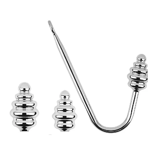 Ribbed Hook 8826 Anal Set GreatBenefit Screw-in 0702